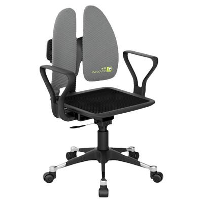 米乔人体工学护腰网布气动办公椅