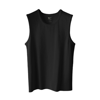 七匹狼弹力纯棉透气宽肩外穿背心