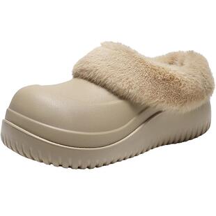 百丽女鞋子厚底增高半包勃肯鞋女新款可外穿休闲拖鞋子B3018DA5