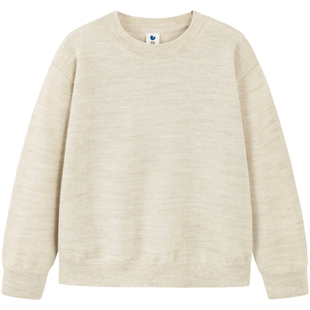 迷你巴拉巴拉男童女童羊毛衫冬季新品时尚潮亲子加厚保暖舒适