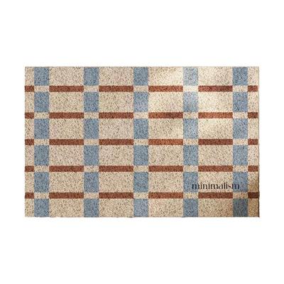 地垫入户门垫2026新款玄关浴室小清新格子丝圈地毯耐脏防滑脚垫子