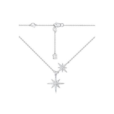 六芒星项链apmMONACO纯银女
