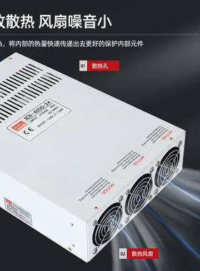 开关电源SCN-3000-24灯12V48V36V控1000W800W2000W4000W125A41.6A