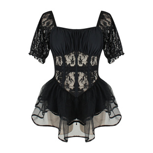 泳衣女款连体显瘦遮肚性感蕾丝纯欲风女孩高级感2025新款温泉泳装