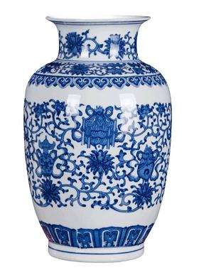 家居青花瓷陶瓷装饰仿古茶几花瓶