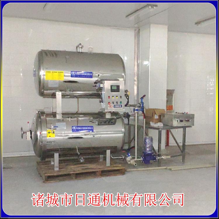 全自动粽子杀菌锅 电加热粽子蒸煮锅 卧式高压粽子煮锅节能