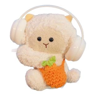 汽车摆件卡通可爱毛绒公仔车载中控台屏幕仪表台车内装饰品摆件女