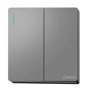 【二开多控】86型家用双开中途中间三联2开暗装多控开关三控一灯