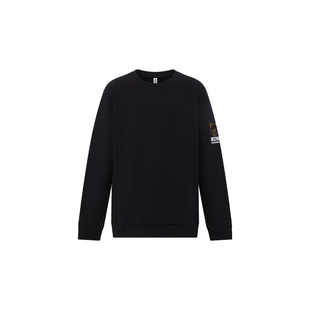 【礼物低至5折】Moschino underwear 男士圆领套头泰迪熊印花卫衣