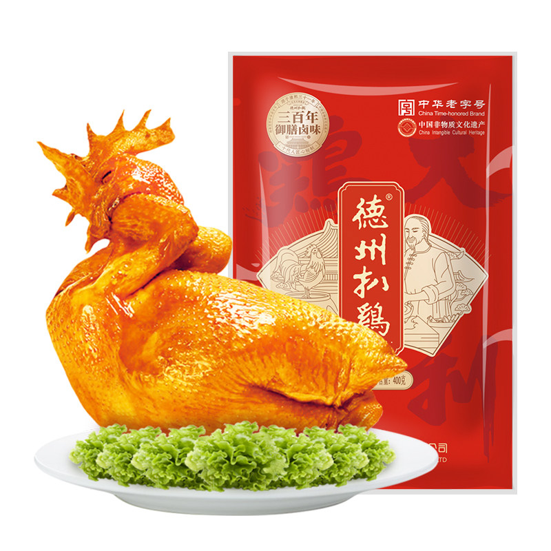 德州扒鸡山东卤味脱骨扒鸡鸡肉
