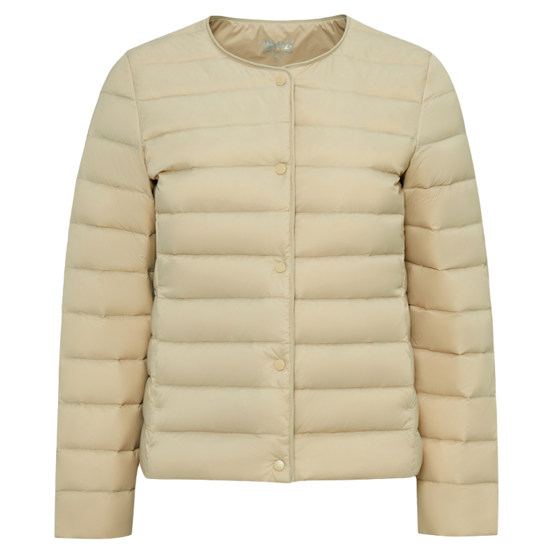 雪中飞2025秋冬新款女士圆领排骨羽绒内恤轻薄内搭通勤百搭文艺S