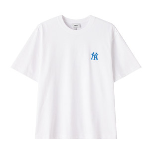 26夏季新款MLB短袖短袖男女NY刺绣印花凉感情侣运动T恤3ATSN7763