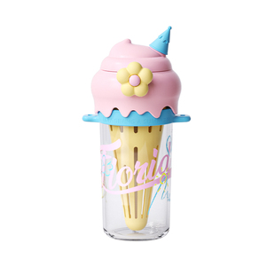 bablov吸管水杯女生高颜值2025新款夏日茶水分离杯子学生上学专用