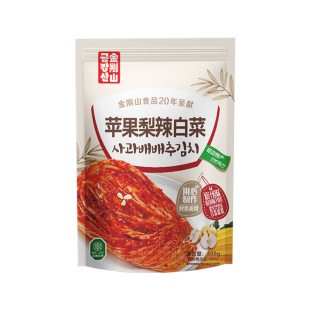 金刚山苹果梨辣白菜正宗东北延边特产特色韩国泡菜朝鲜韩式整颗装