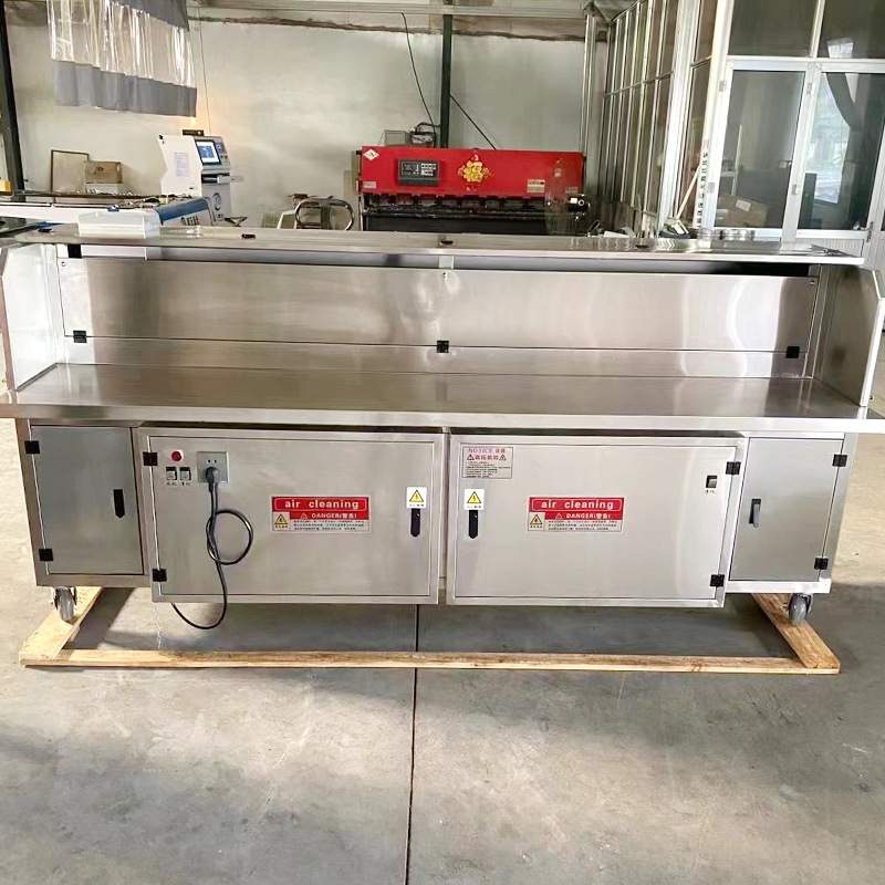 淄博烧烤 商用无烟烧烤车 宵夜摆摊移动无烟净化一体烧烤炉