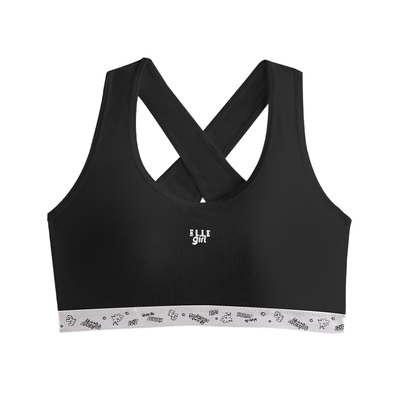 ELLEgirl少女运动内衣初高中生