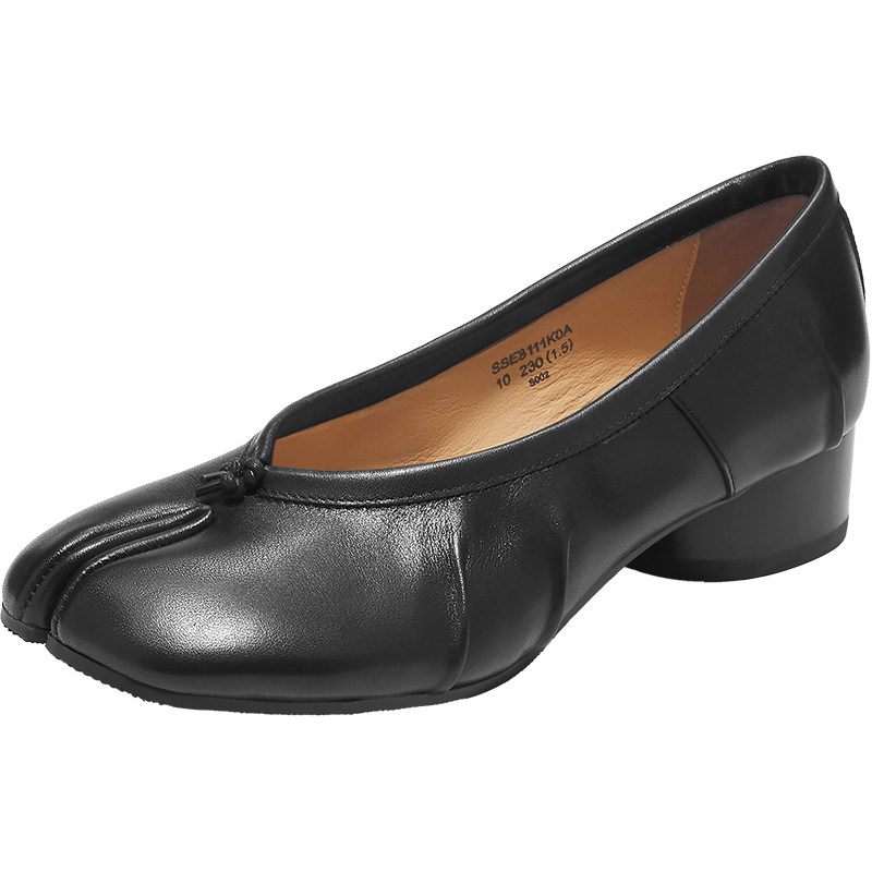 星期六分趾圆头浅口单鞋