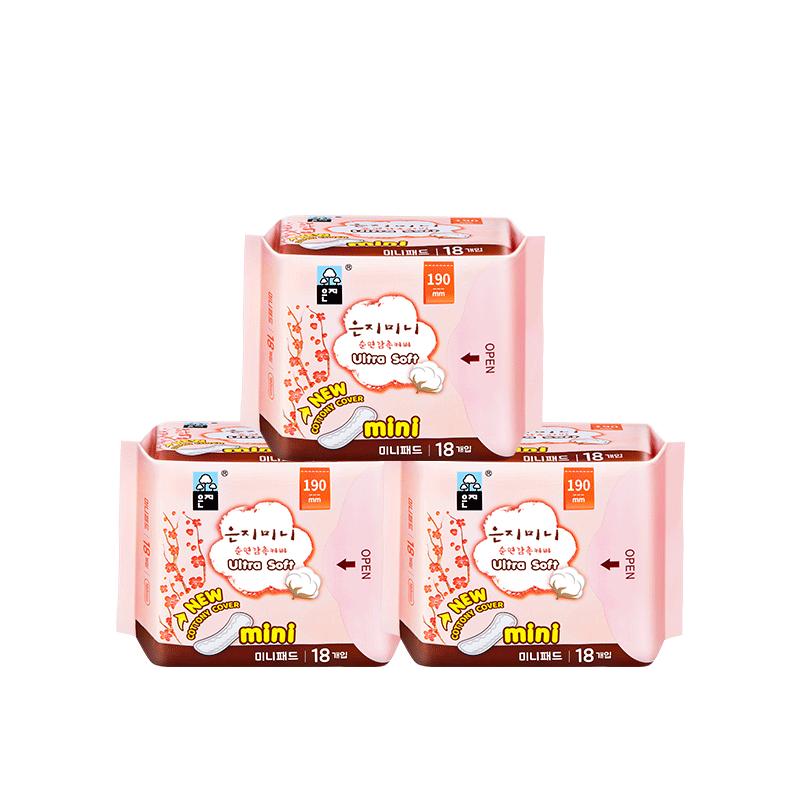 恩芝/猫小菲迷你卫生巾 绵柔日用迷你巾3包190mm组合