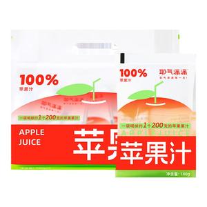 耶气满满苹果汁180ml*10袋