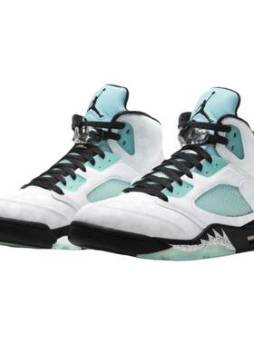 Air Jordan 5 AJ5郭艾伦 雪豹 薄荷绿 3M反光 男篮球鞋CN2932-100