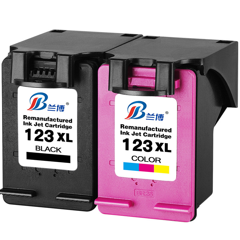 123墨盒适用惠普Deskjet hp2620 2130 2133 2630 2632 2633 2652 5020打印机墨盒 123xl墨盒大容量易加墨