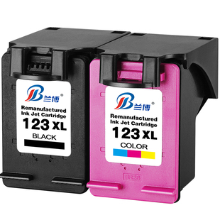 123墨盒适用惠普Deskjet hp2620 2130 2133 2630 2632 2633 2652 5020打印机墨盒 123xl墨盒大容量易加墨