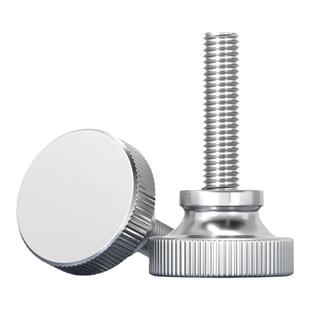 GB834 304不锈钢高头滚花螺丝钉手拧扭紧大圆头螺栓M3M4M5M6M8M10