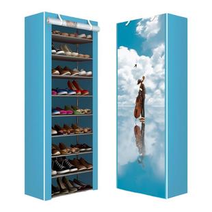 经济型简易防尘鞋架多层鞋柜大容量省空间收纳防晒宿舍鞋架子