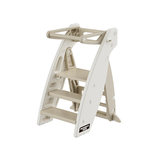 玩美熊学习塔宝宝蒙氏洗手台凳踩脚凳儿童洗漱台阶梯可折叠成长椅