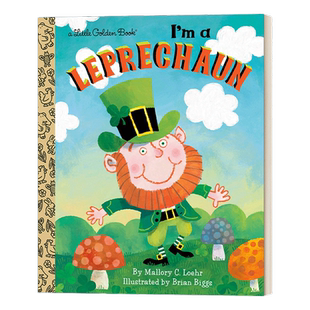 英文原版 I'm a Leprechaun Little Golden Book 我是一个小精灵 兰登书屋精装小金书 英文版 进口英语原版书籍