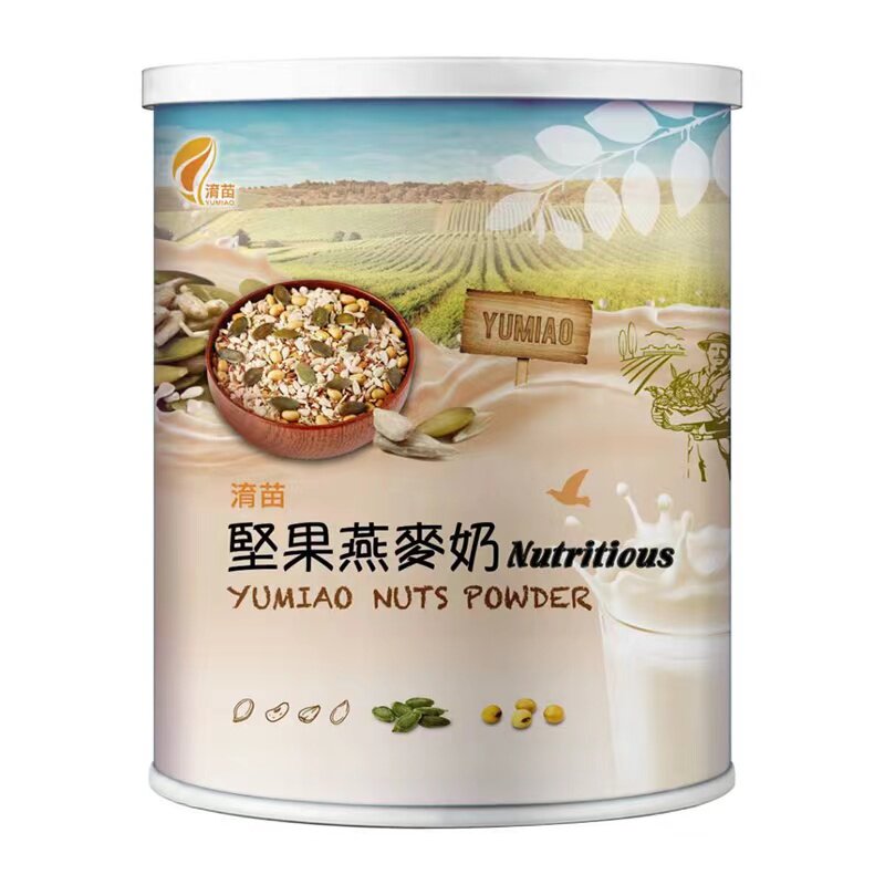 台湾淯苗坚果燕麦奶素食冲饮谷物