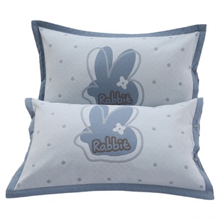 中号枕套纱布40*60cm一对装外贸枕头套成人儿童加厚防滑吸汗透气