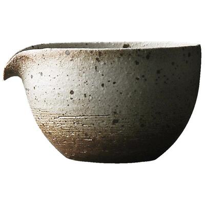 九土粗陶公道杯日式手工功夫茶