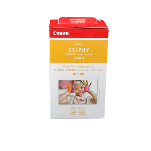 【自营】佳能（Canon）CP1300/cp1500相纸 照片打印机相纸照片纸墨盒 RP-108（6英寸108张装+2个色带）