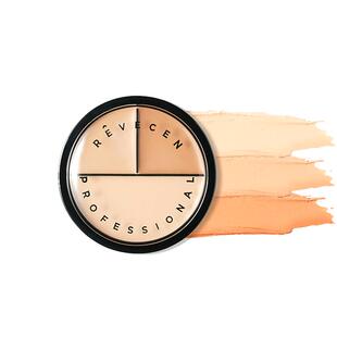 revecen3色遮瑕膏水润服帖不卡纹遮黑眼圈痘痘泪沟斑点痘印调色