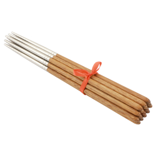 2025家庭新款鸡翅木高档筷子套装家用实木筷日式316不锈钢拼接筷