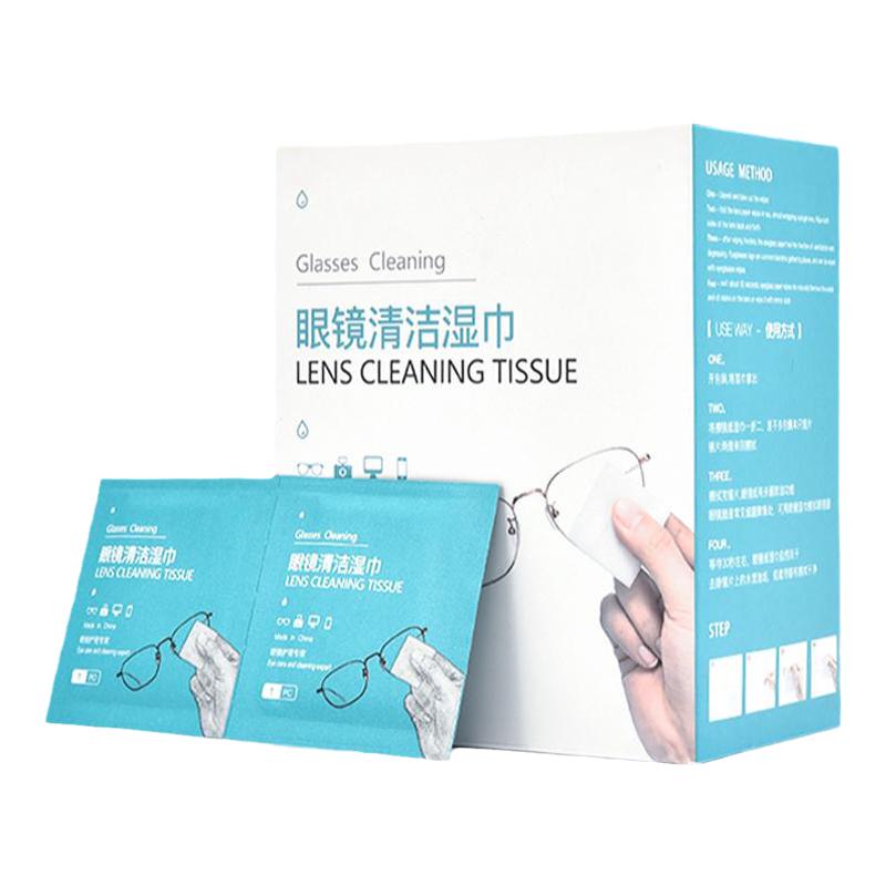 400片眼镜清洁湿巾纸防雾眼镜布