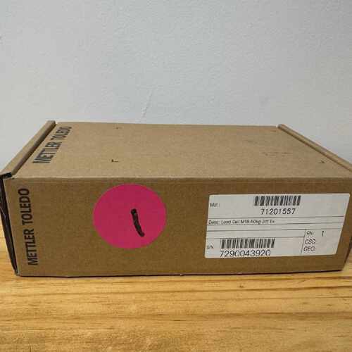 METTLER TOLEDO 71201557 Weighing Sensor 50kg 3m Ex (Ex)
