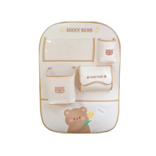 汽车防踢垫后排车载座椅后背收纳袋挂袋椅背储物置物架防磨防脏垫