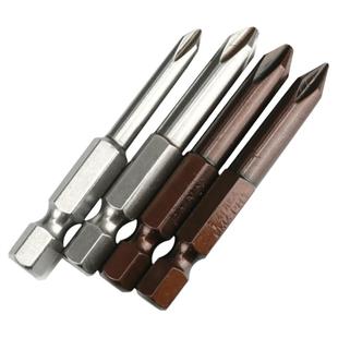 百马台湾S2钢十字批头PH1PH2电动螺丝刀风批头批咀电动起子头50mm