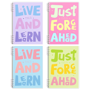 多巴胺美式不硌手笔记本活页本b5活页本本子初中生专用高颜值复古a5可拆卸扣a4学生考研错题本记事本小线圈本