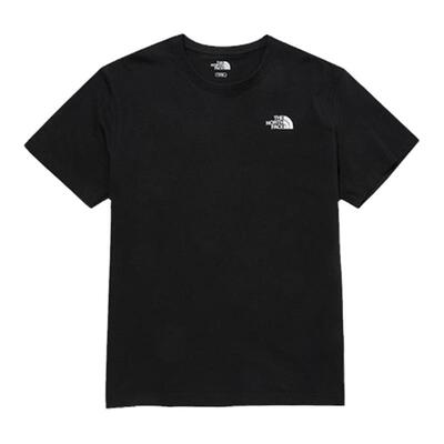 tnf北面男女黑白短袖情侣