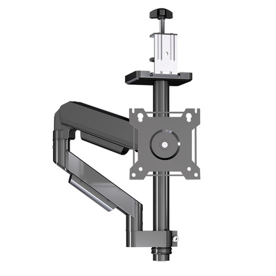 倒挂显示器支架一拖二vesa便携屏电脑屏幕悬臂笔记本机械臂二合一
