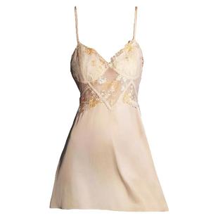 春秋性感桑蚕丝真丝睡衣蕾丝吊带大码睡裙睡袍家居服送闺蜜礼盒装