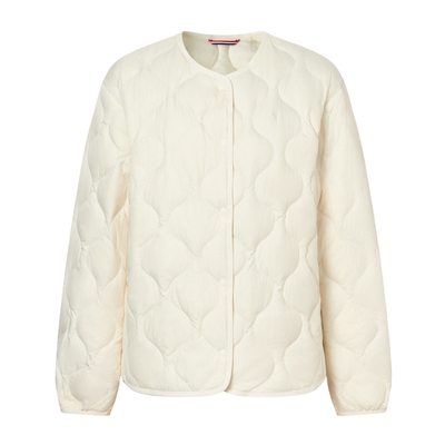 POLOWALK女士无领羽绒服绗缝内胆