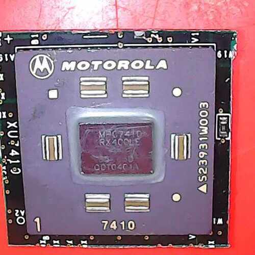 溢价-  MPC7410RX400LE 实物如图  切割带