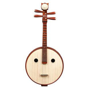 乐海 中阮乐器考级演奏特氏古夷苏木材质钢品佳期如梦图案DW13-JQ