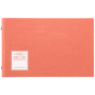 日本maruman满乐文B7变型迷你活页夹彩色便携大容量可拆卸便签本