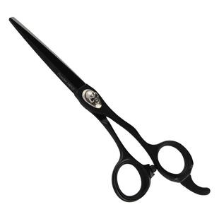 JOEWELL井上鸡牌日本原装进口SPM55BT黑骑士骷髅专业美发A型剪刀