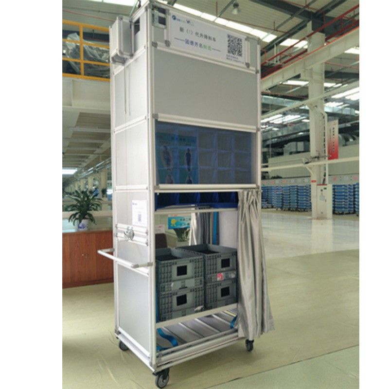 厂家供应立体式料架帆布台车 车间配件收纳方格子周转布袋车